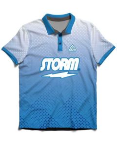 Storm Halftone Blue - Bowlingshirt